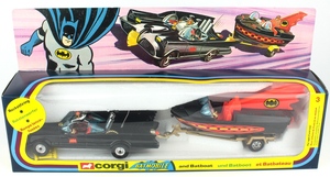 Corgi gift set 3 batmobile batboat x310