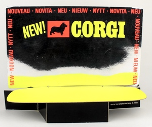 Corgi card display stand mirror finish yy173