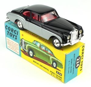 Corgi toys 224 bentley continental yy706