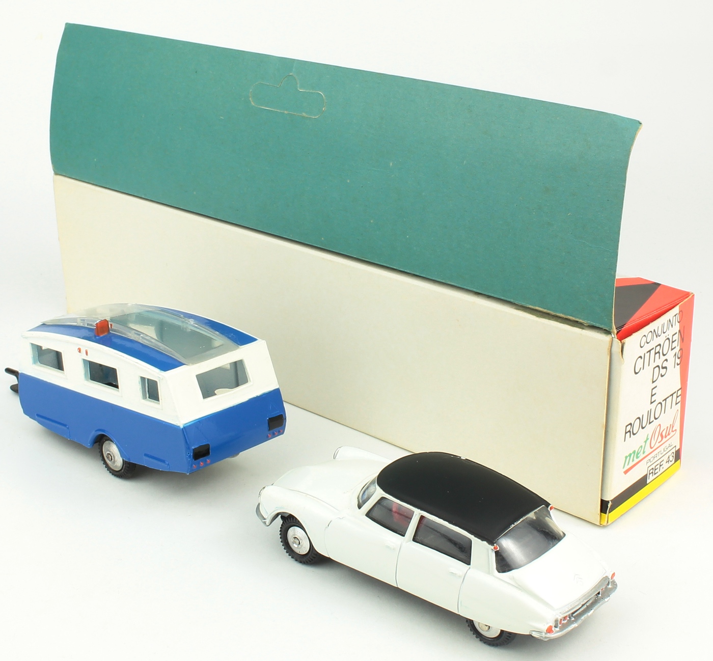 Miniature Metosul Citroën DS19 Police 1/43 - Portugal - Boîte D'origine