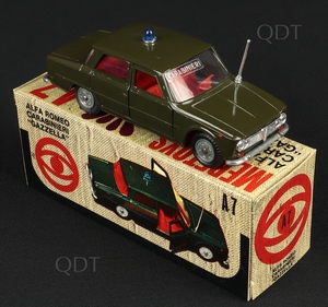 Mebetoys models a7 alfa romeo carabinieri gazzella w847