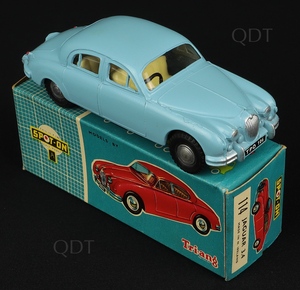 Spot on models 114 jaguar 3.4 sky blue aa136