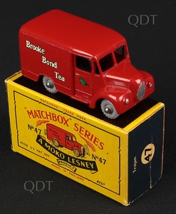 Matchbox model 47 trojan van brokke bond tea v302