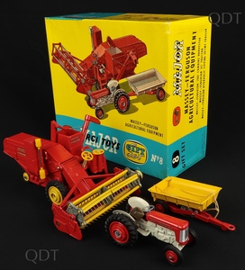 Corgi gift set 8 massey ferguson agricultural equipment aa213