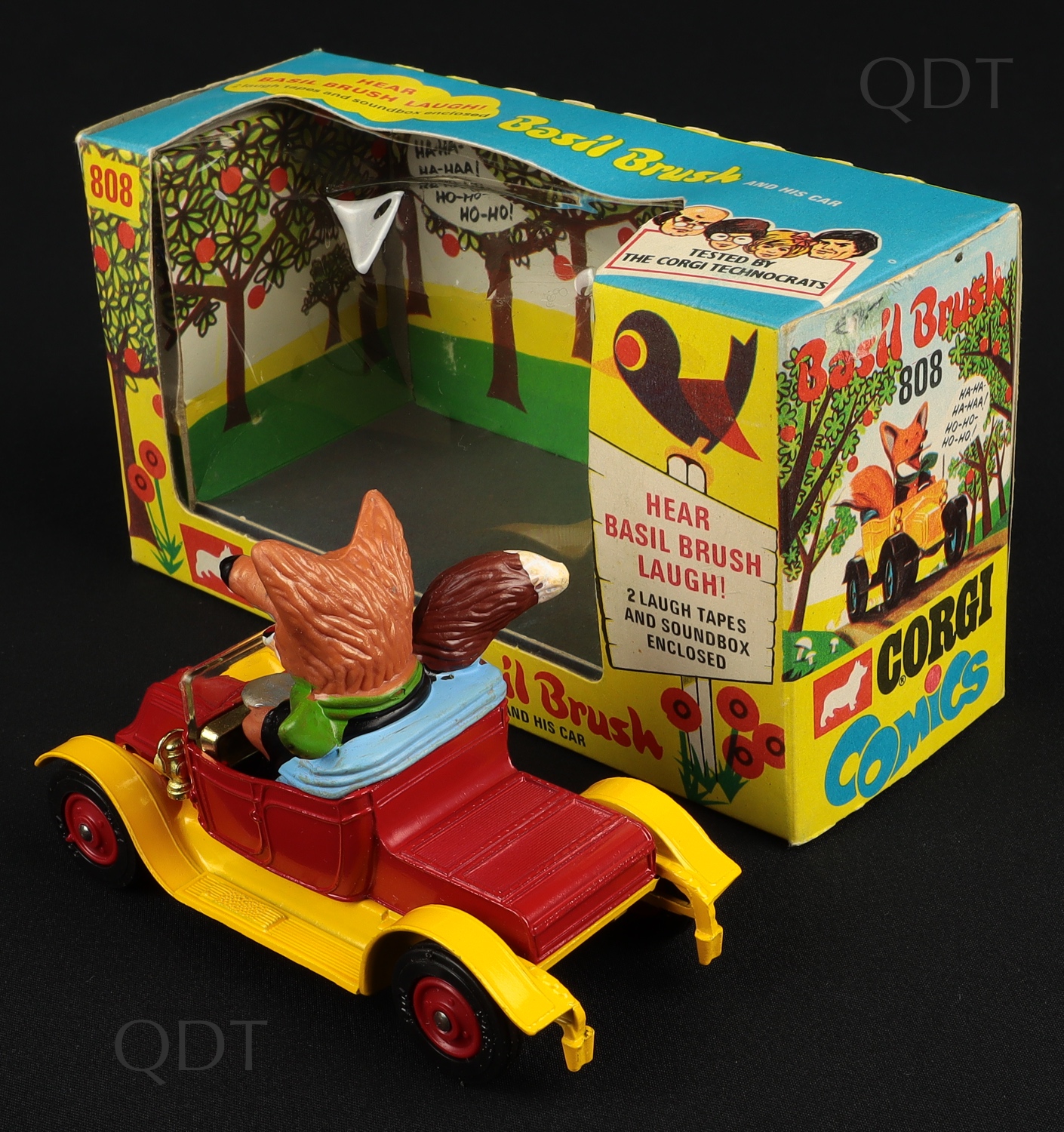Miniature Corgi Comics - Basil Brush's Car - Voiture En Métal - Collection UK