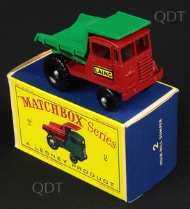 Matchbox models 2 muir hill dumper laing c323