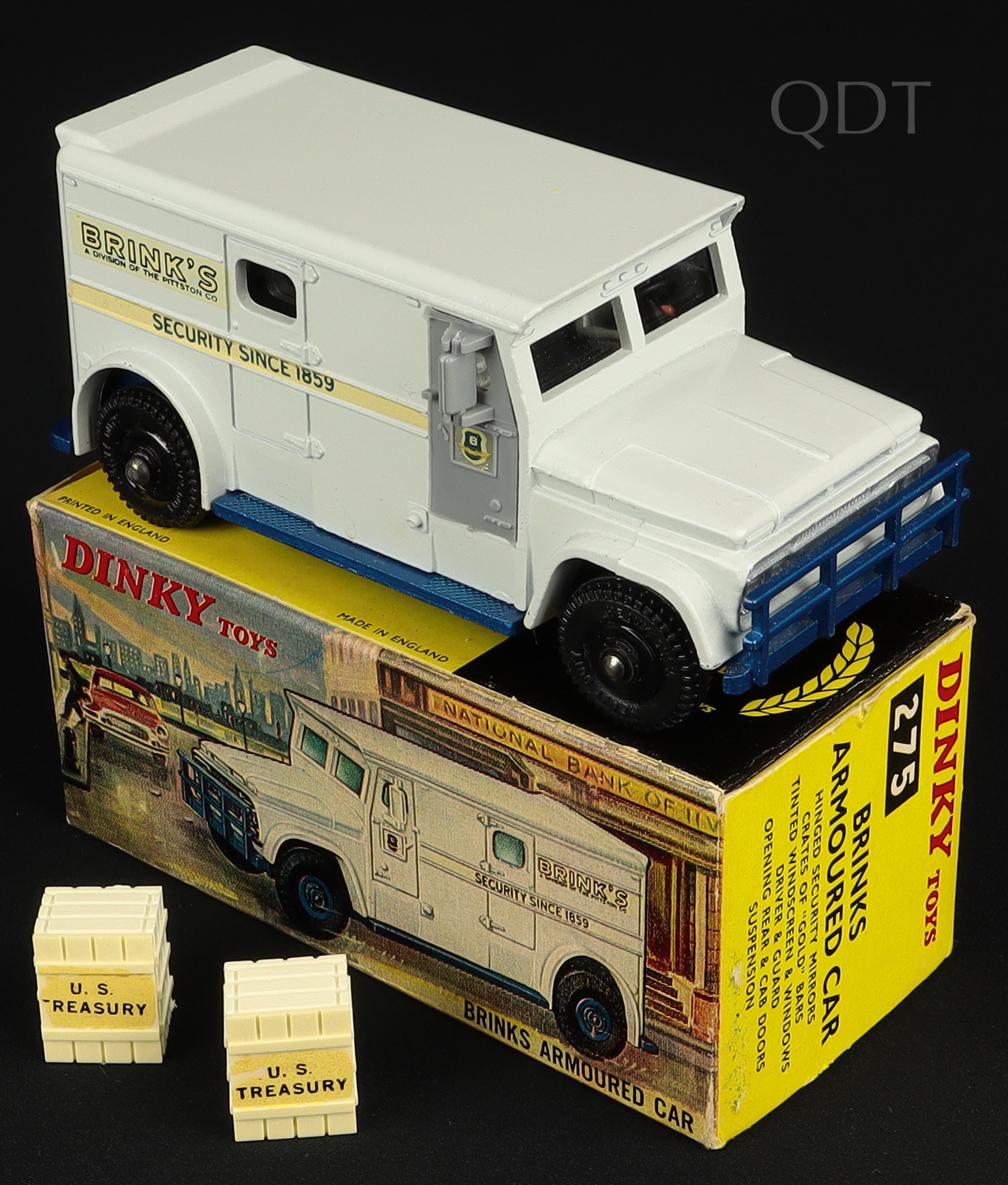 Dinky Toys 275 Brinks Armoured Car - QDT