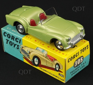 Corgi toys 305 triumph tr3 sports aa677