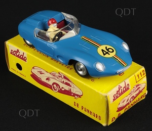 Solido models 112 db panhard racing car w566