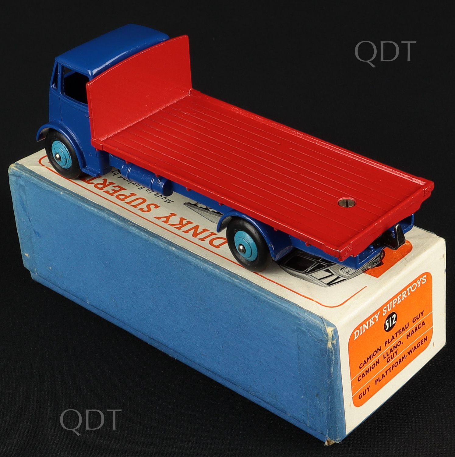Dinky Guy 512 Guy Flat Truck Virtually Mint/Nice box (French blue) 'La