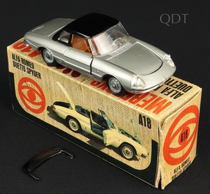 Mebetoys models a18 alfa romeo duetto aa966