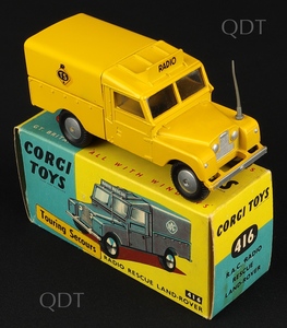 Corgi toys 416 landrover touring secours aa969