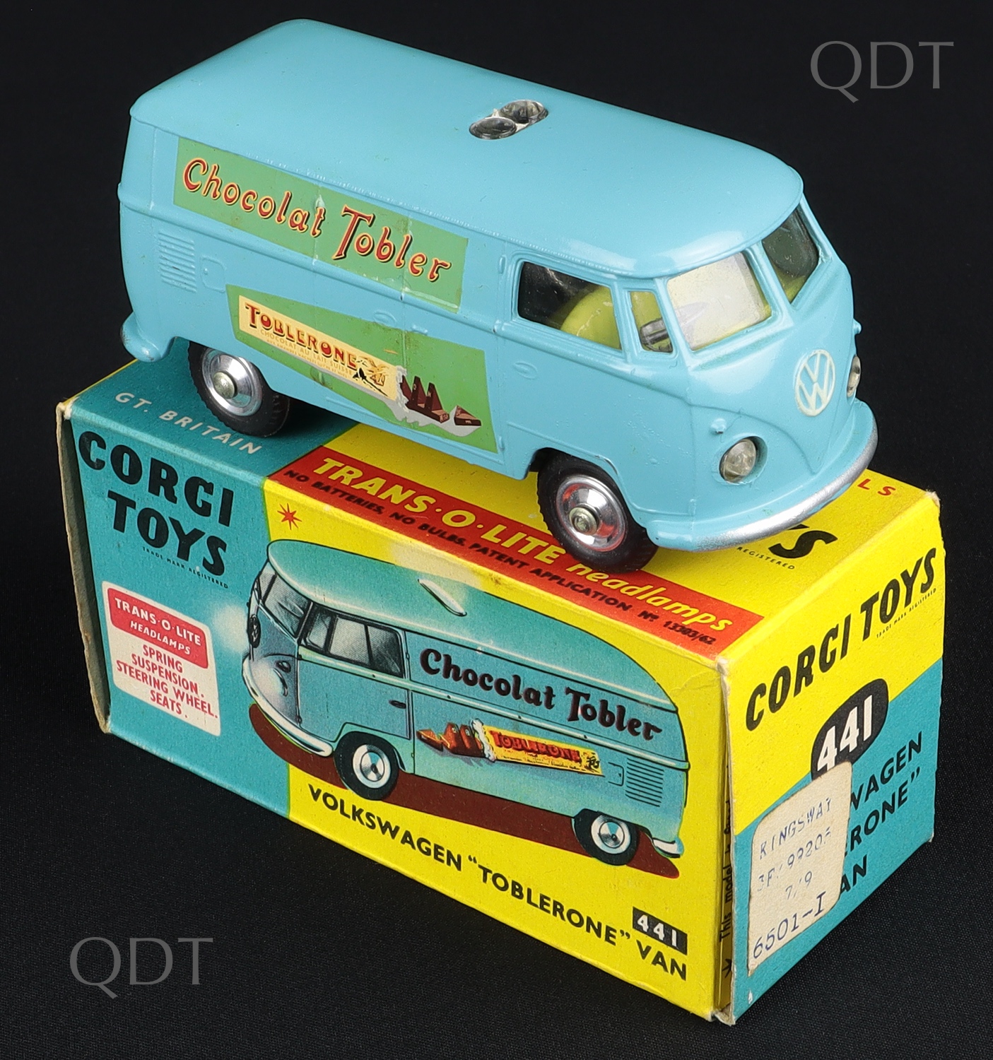 Corgi Toys 441 Volkswagen Toblerone Van - QDT