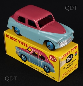 Dinky toys 154 hillman minx saloon bb290