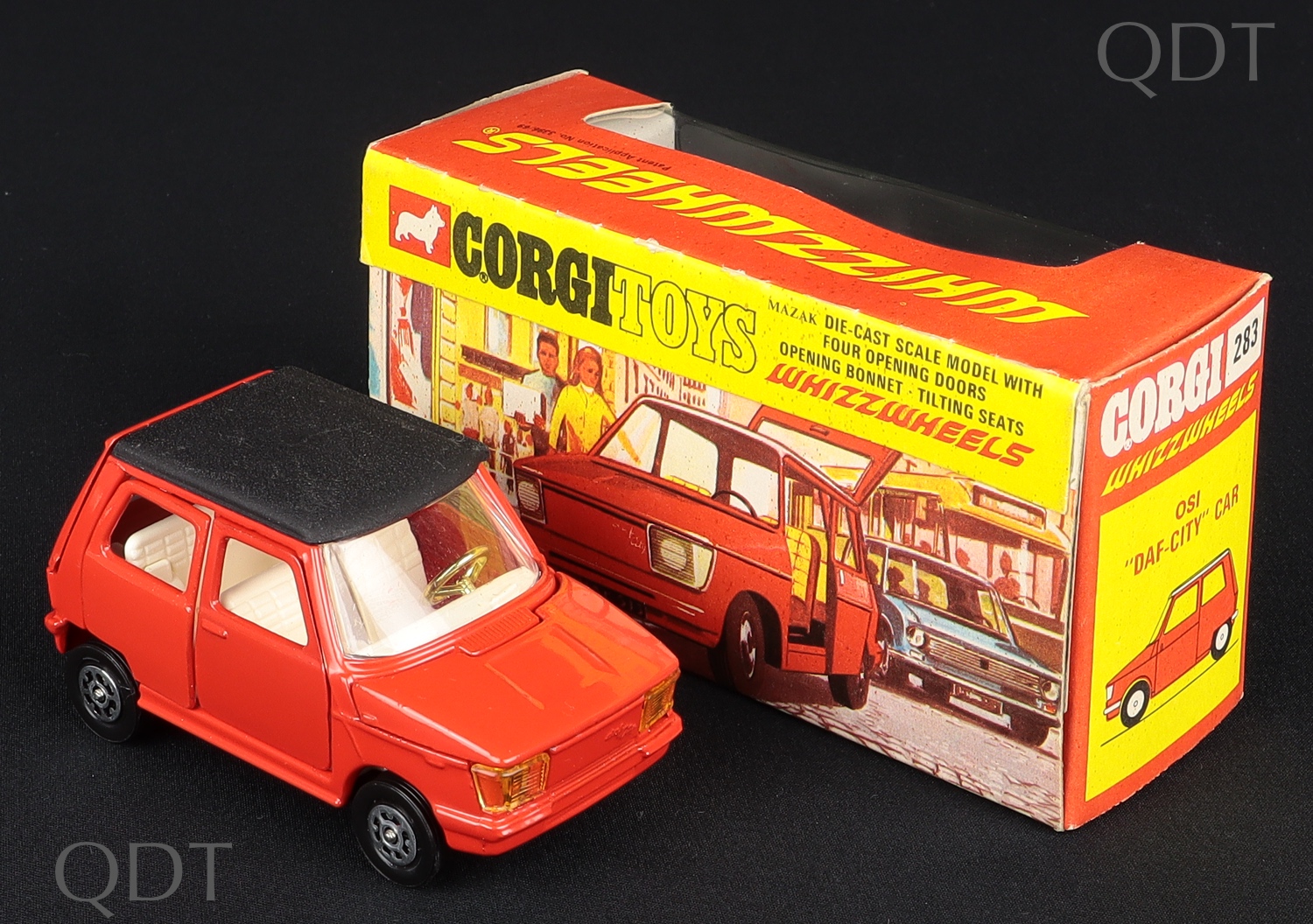CORGI TOYS WHIZZWHEELS : OSI « Daf City » Car État Neuf