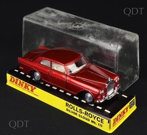 Dinky toys 127 rolls royce silver cloud cc22a
