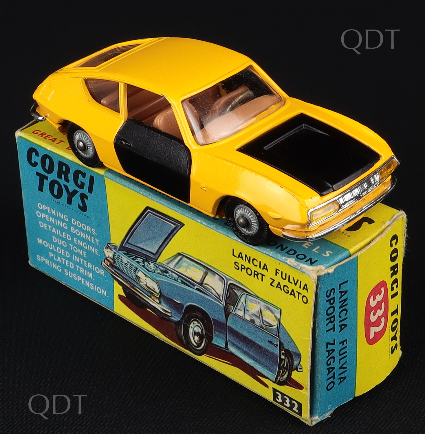 Miniature Corgi 1/43 Lancia Fulvia Sport S - État D'occasion (voir Photos)