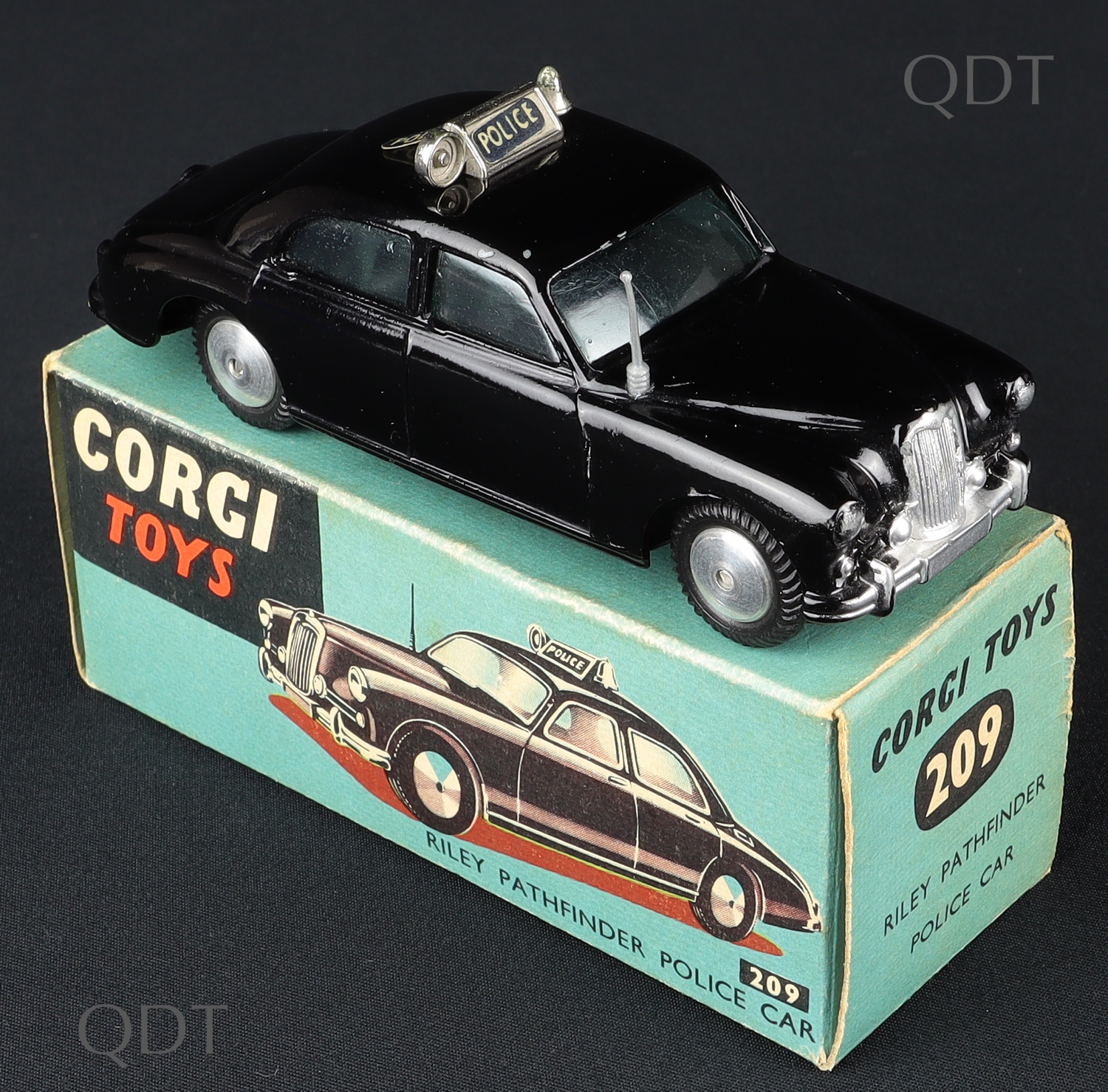 Corgi Toy Riley Corgi Toys 209 Riley Pathfinder Police Car - QDT