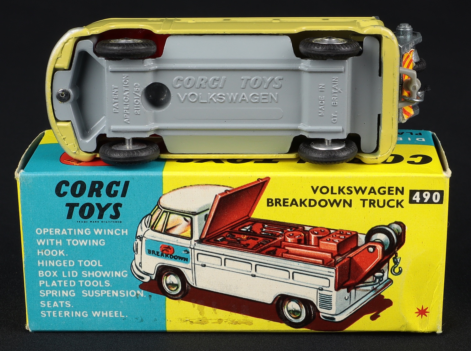 Toys 490 Volkswagen Breakdown Truck QDT