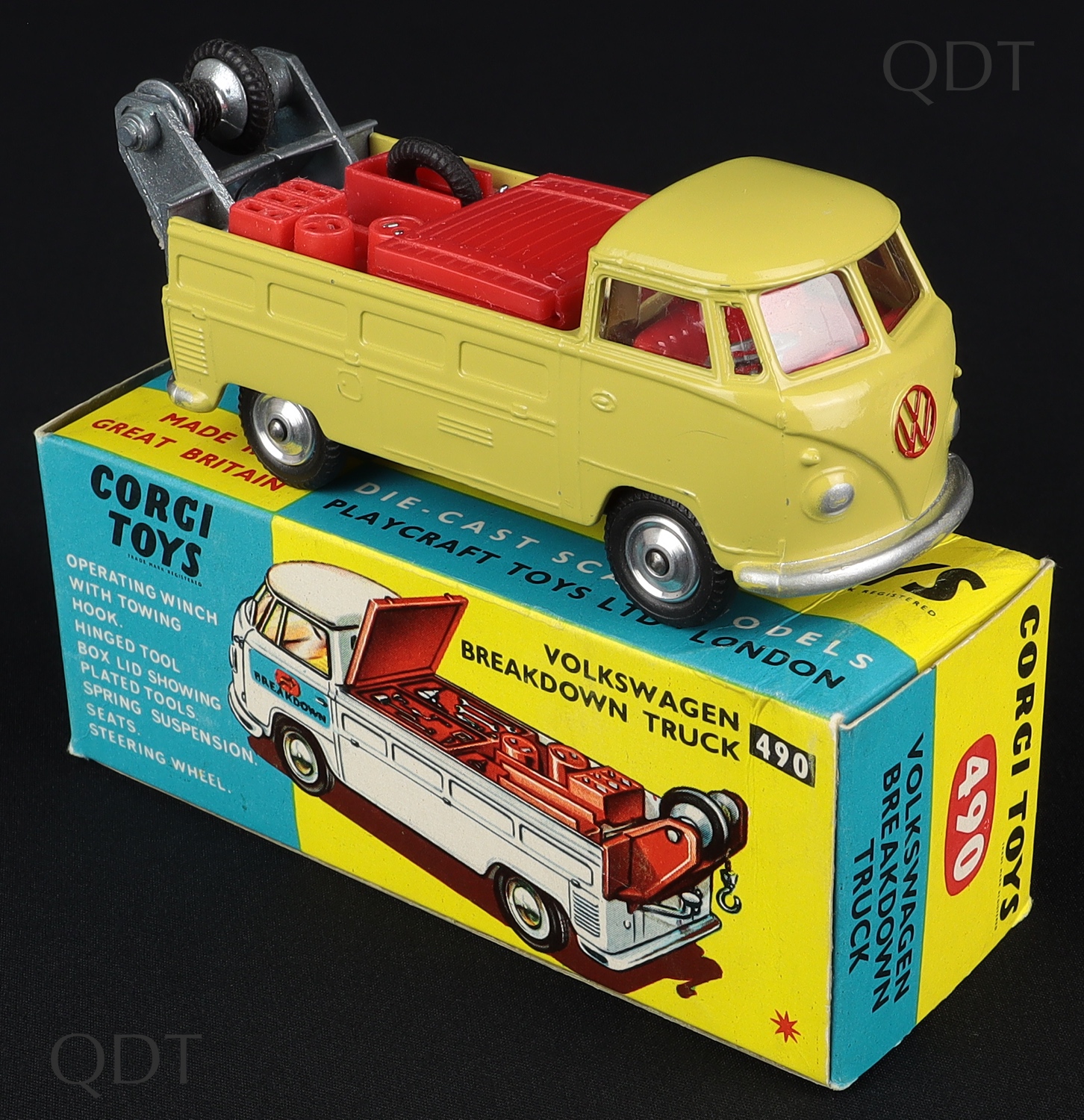 Toys 490 Volkswagen Breakdown Truck QDT