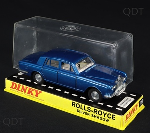 Dinky toys 158 rolls royce silver shadow dd225 front
