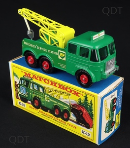 Matchbox models k12 heavy breakdown wreck truck dd238 front