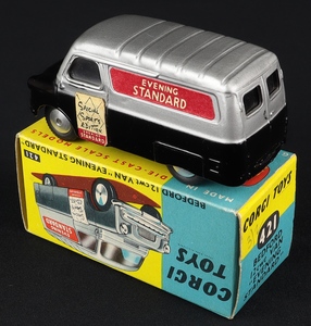 Corgi 421 bedford 12cwt van evening standard  cc788 back