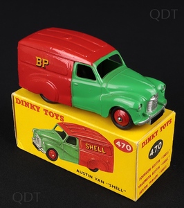 Dinky toys 470 austin van shell cc804 front