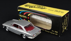 Politoys models 500 alfa romeo giulia sprint gt x186 back