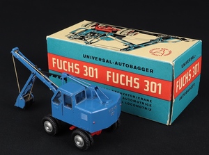 Marklin models 8035 fuchs 301 mobile crane dd569 back