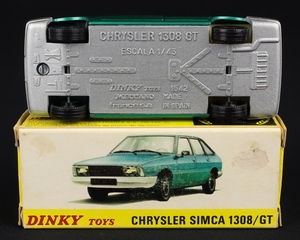 French dinky spain spanish 011542 chrysler 1308 gt dd719 base