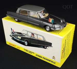 French dinky toys 1435 citroen presidentielle dd835 front