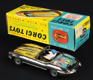 Corgi toys 312 e type jaguar ee254 back