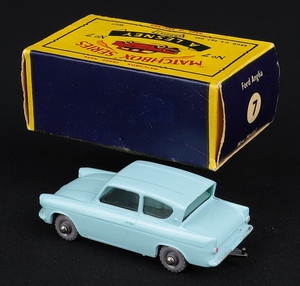 Matchbox models 7 ford anglia ee510 back