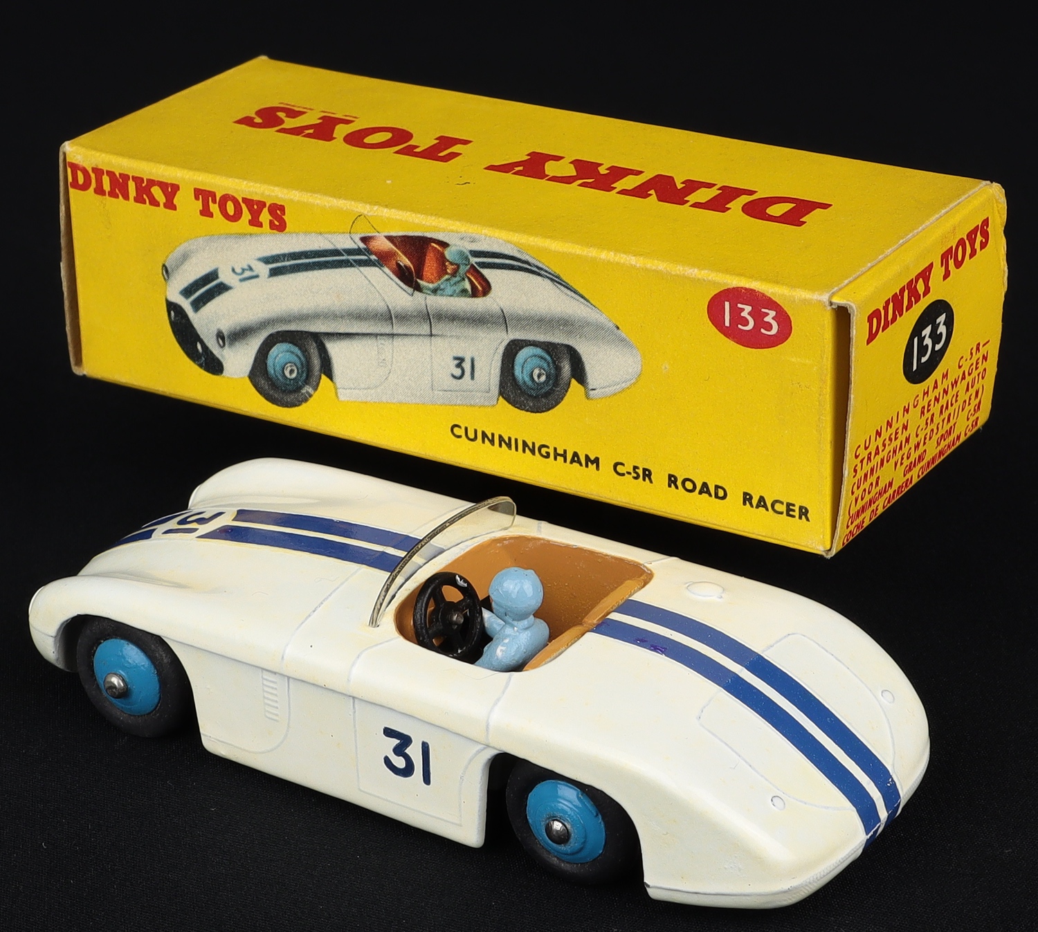 Dinky toys 133 Cunningham C-5R Road Racer d'origine