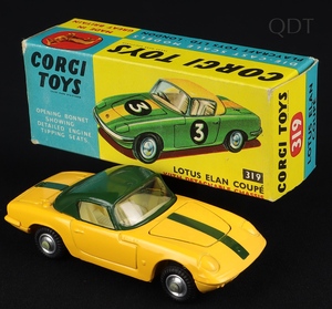 Corgi toys 319 lotus elan ee755 front