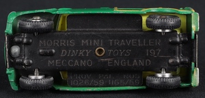 Dinky toys mini traveller ee850 base