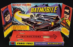 Corgi toys 267 batmobile matte ee985 plinth