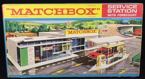 Matchbox service station mg1 forecourt ff75 front