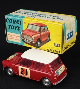 Corgi toys 333 sun rac rally ff169 back