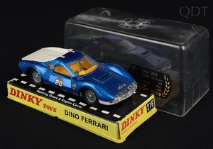 Dinky toys 216 dino ferrari ff222 front