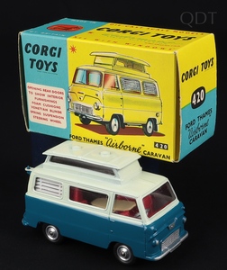 Corgi toys 420 ford thames airborne caravan ff358 front