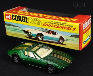 Corgi toys 203 mangusta de tomaso ff475 front