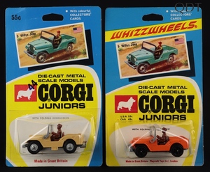 Corgi juniors 5 willys jeep ff555 front