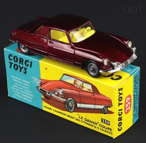 Corgi toys 259 citroen le dandy coupe ff697 front