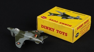 Dinky toys 734 supermarine swift gg74 back