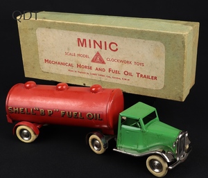 Minic models mechanical horse fuel oil trailer gg438 front