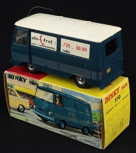 French dinky 570 peugeot van allo fret gg513 back