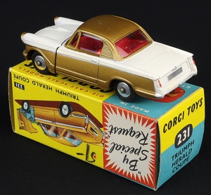 Corgi toys 231 triumph herald coupe gg653 back