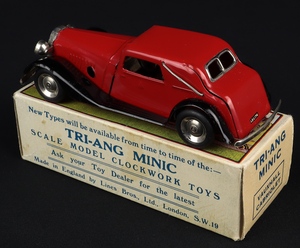 Tri ang minic 19m vauxhall cabriolet gg691 back